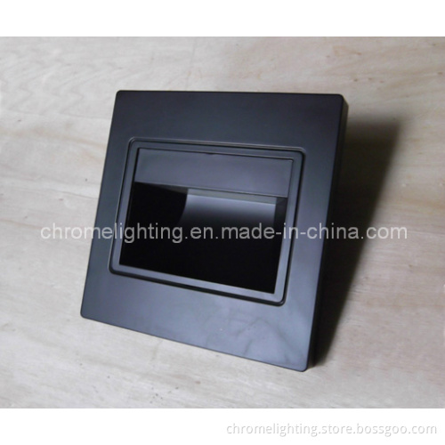 COB Wall Light, COB in Wall Light, 1.2W, Black
